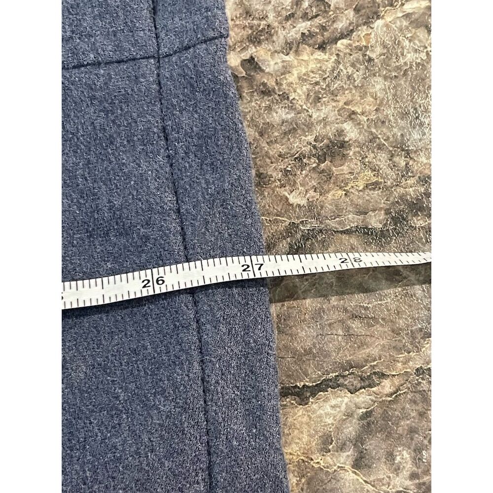 Coldwater Creek Women's Blue Gray Double Breasted Cotton Soft Peacoat Size M - Picture 7 of 14